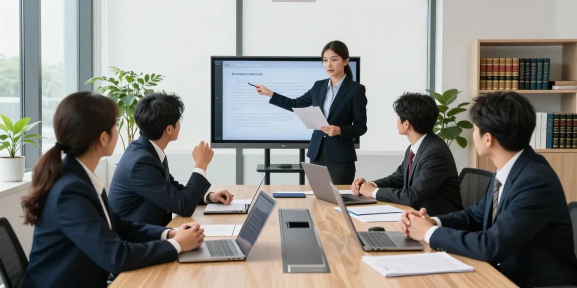 Legal team in a modern office discussing case strategies to provide peace of mind, you could check here.