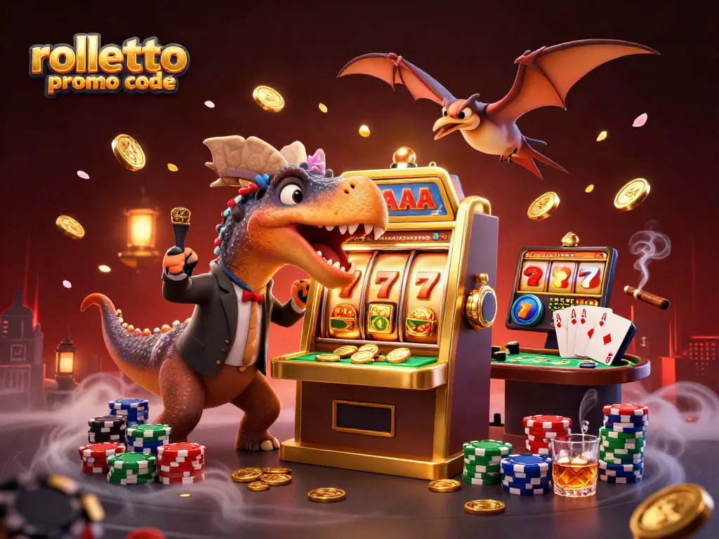 Headbutting slot machine for jackpots while using rolletto promo code brings fun and excitement to the casino.