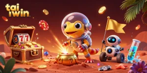 Spin to win at tai iwin with a vibrant Martian casino adventure and exciting game elements.